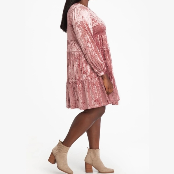 ❤️❤️ Addison Parker Blush Velvet Dress-Nordstrom - Picture 7 of 9